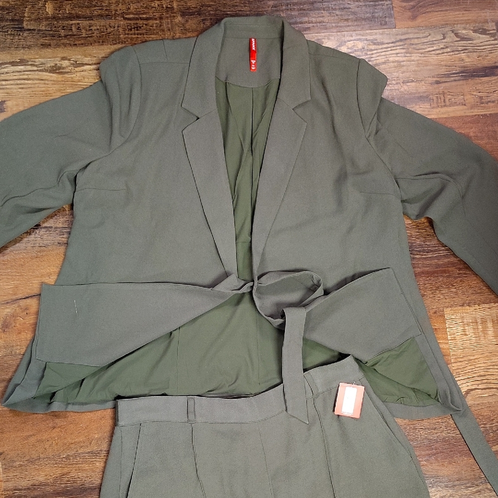 SPANX Midnight Olive Trousers